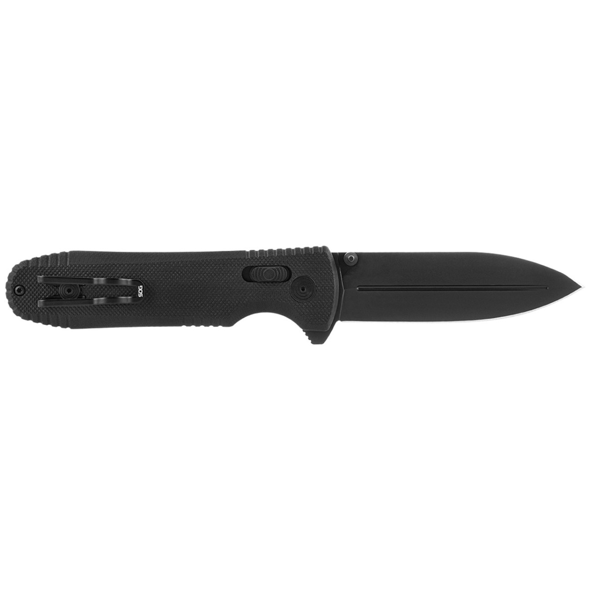 SOG SOG12610157 Pentagon XR 3.6" Spear Point Blade G10 Handle Black TiNi - View 2