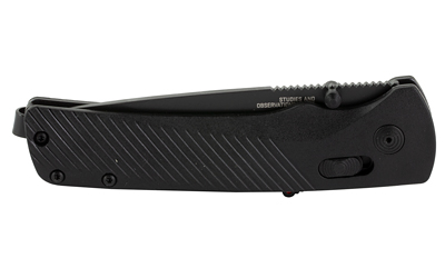 SOG Flash AT Blackout EDC Knife 3.45" Cryo D2 Plain Blade, GRN Handle, AT-XR Lock - View 4