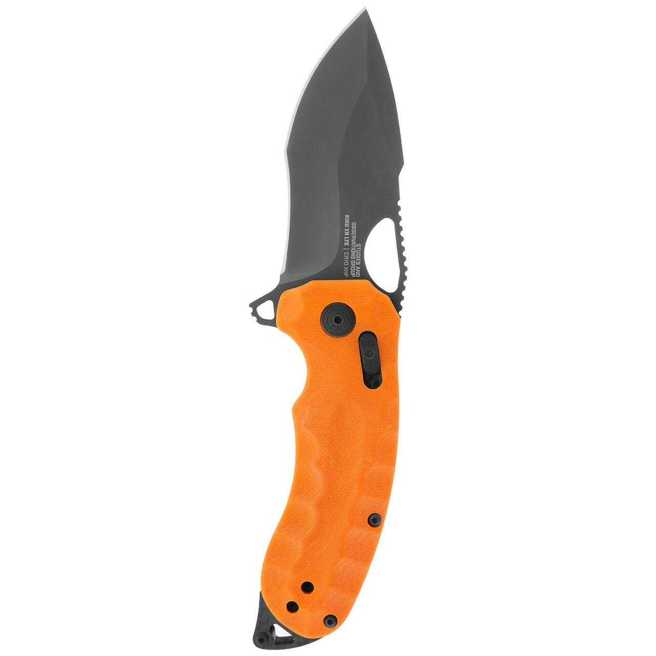 S.O.G SOG12270357 Kiku XR LTE 3.02" Tanto Blade Blaze Orange G10 Handle - View 2