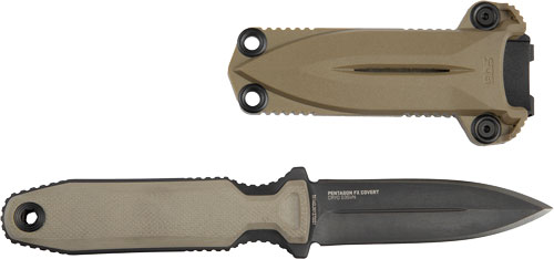S.O.G SOG17610457 Pentagon FX Covert 3.41" Black TiNi CPM S35VN Blade - View 2