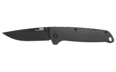 SOG SOG-13-11-01-43 Adventurer LB 3.5" Drop Point Blade Blackout - View 2