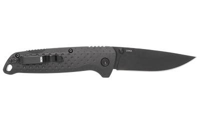 SOG SOG-13-11-01-43 Adventurer LB 3.5" Drop Point Blade Blackout - View 3
