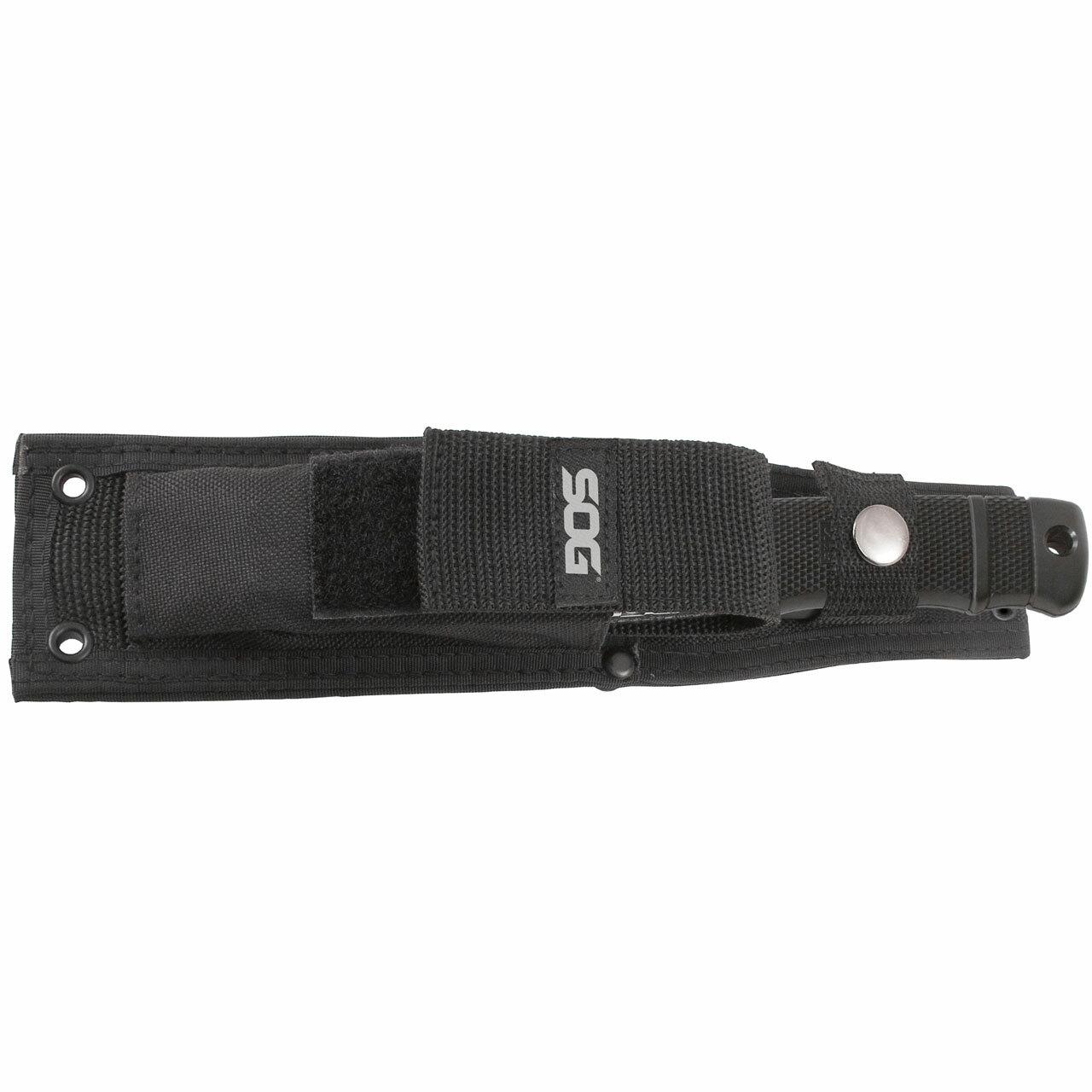 S.O.G SOGE37SNCP Seal Pup Elite 4.85" Fixed Clip Point Plain Black... - View 2