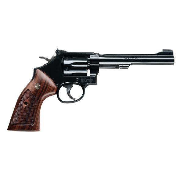 Smith & Wesson Model 48 Classic 22 WMR Blued Carbon Steel 6" Barrel, 6rd Cylinder & K-Frame, Wood Grip - View 2