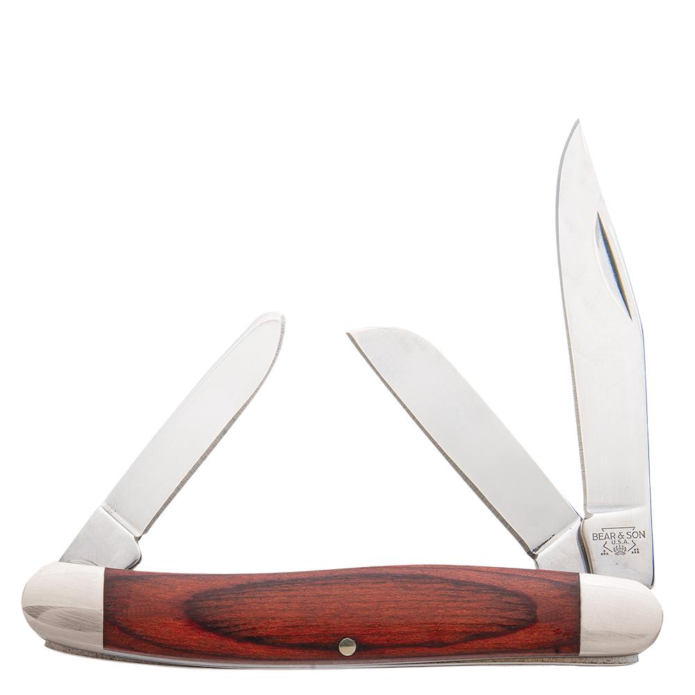 Bear and Son Midsize Stockman Rosewood 3 1/4 in. Model: 218R - View 2