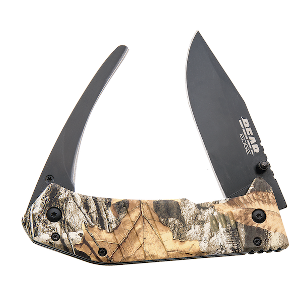 Bear & Son 61522 5" Double Blade Gut & Skinner Black Blade - View 2