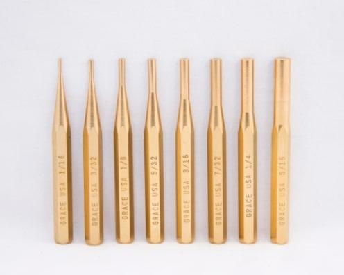 Grace USA Tools Gun Care Brass Pin Punch Set Md: GRPS8 - View 2
