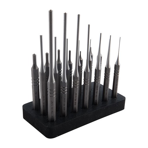 GRACE USA SP-21S-BB 21-Piece Steel Punch Set with Bench Block - View 4