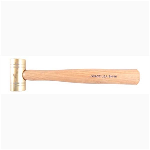 GRACE USA BH-16 16 oz Long Brass Hammer Gunsmith's Tool - View 3