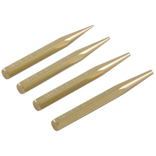 Grace USA Tools Brass Punch Set Starter 4 Pieces Md: GRBSP4 - View 2