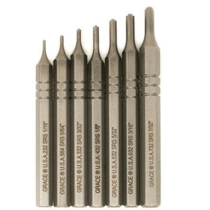 GRACE USA 7 PIECE STEEL SHORT ROLL PIN PUNCH SET - View 2