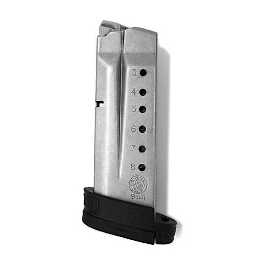 Smith & Wesson 199360000 M&P Shield 8rd 9mm Luger Magazine Stainless Steel - View 2
