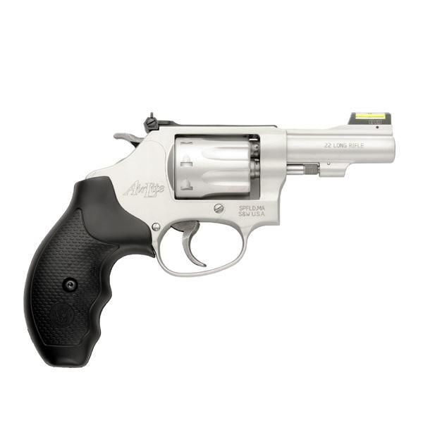 Smith & Wesson Model 317 22 LR 3 in Stainless 8 Shot SA/DA Revolver - View 2