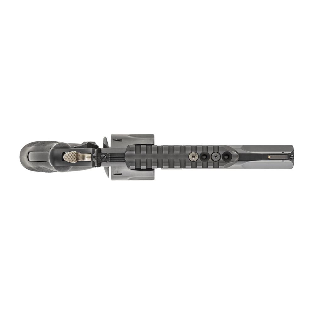 Smith & Wesson Model 327 Performance Center TRR8 357 Mag or 38 S&W Spl +P Black Stainless Steel 5" Barrel & 8rd Cylinder, Black Scandium Alloy N-Frame, Black Synthetic Grip, Optics Ready - View 2