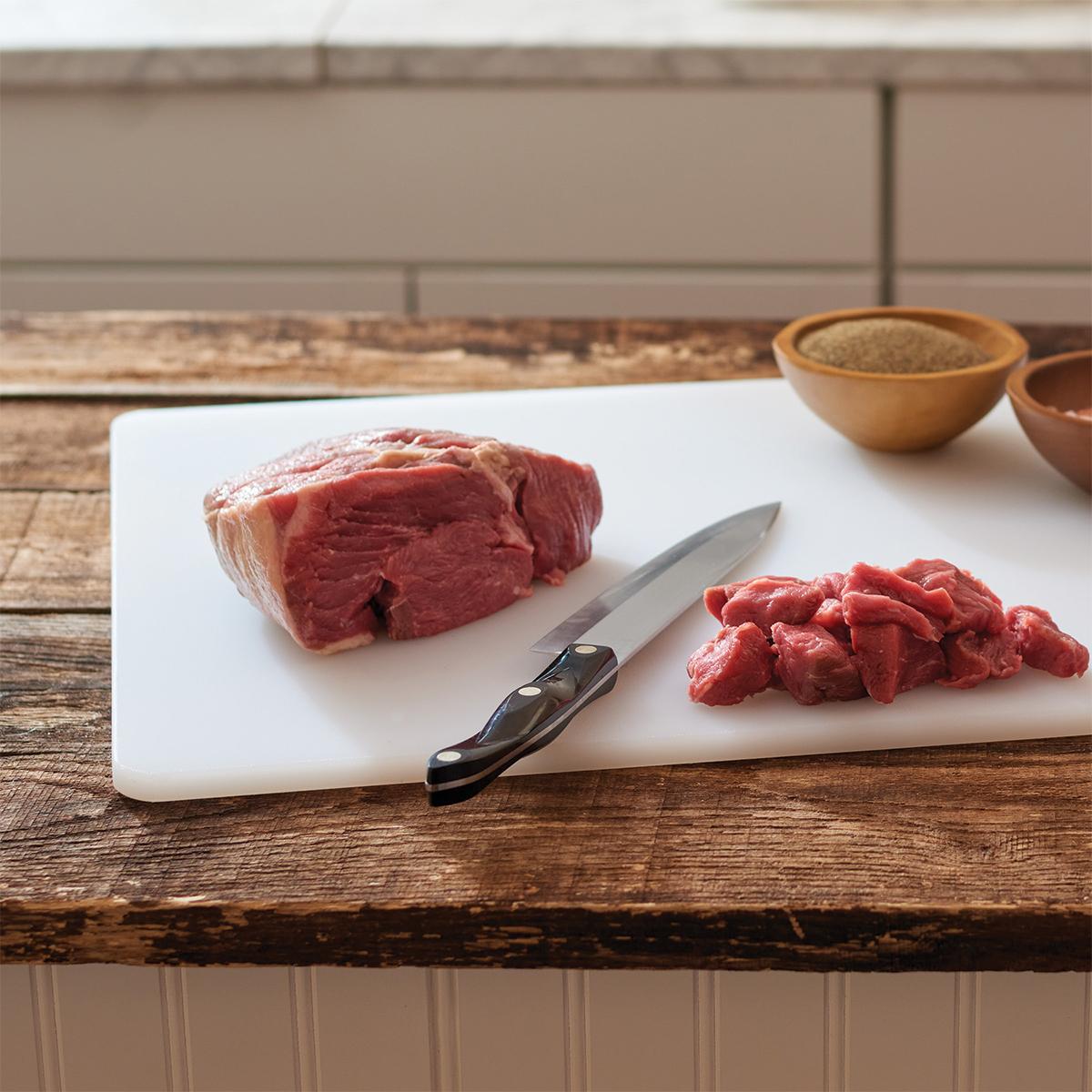 LEM Products 044A Cutting Board 24"x36"x1/2" BPA-Free LDPE White - View 2