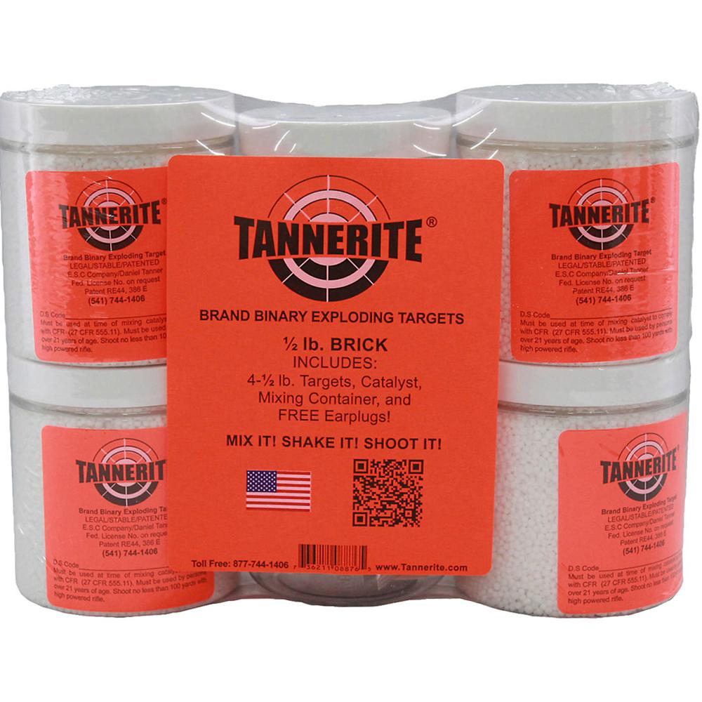Tannerite Exploding Targets 1/2BR Model, 1/2 lb, Pack of 4 - View 2