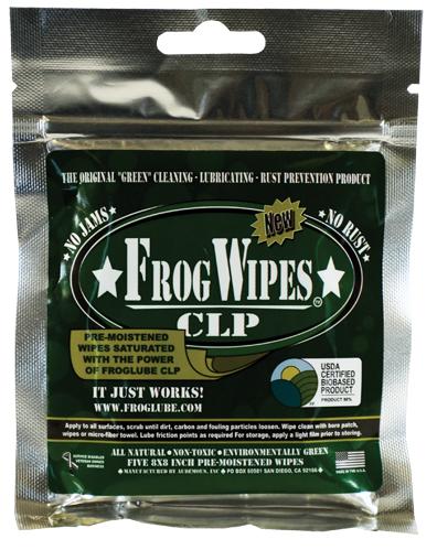 FrogLube CLP Wipes Cleaner/Lubricant 5 Wipes/Pack 14936 0.19 lbs - View 2