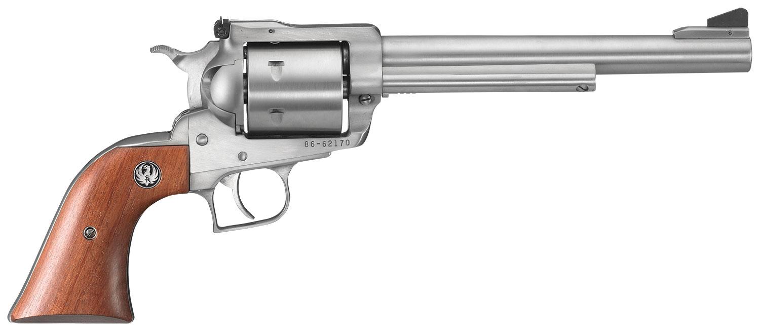 Ruger Super Blackhawk 44 Rem Mag 7.5 in Satin Stainless 6 Round Revolver - View 2