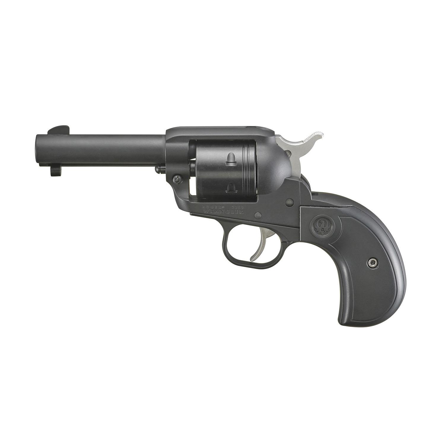 Ruger Wrangler 22 LR 3.75 in Black Cerakote 6 Shot Single Action - View 2