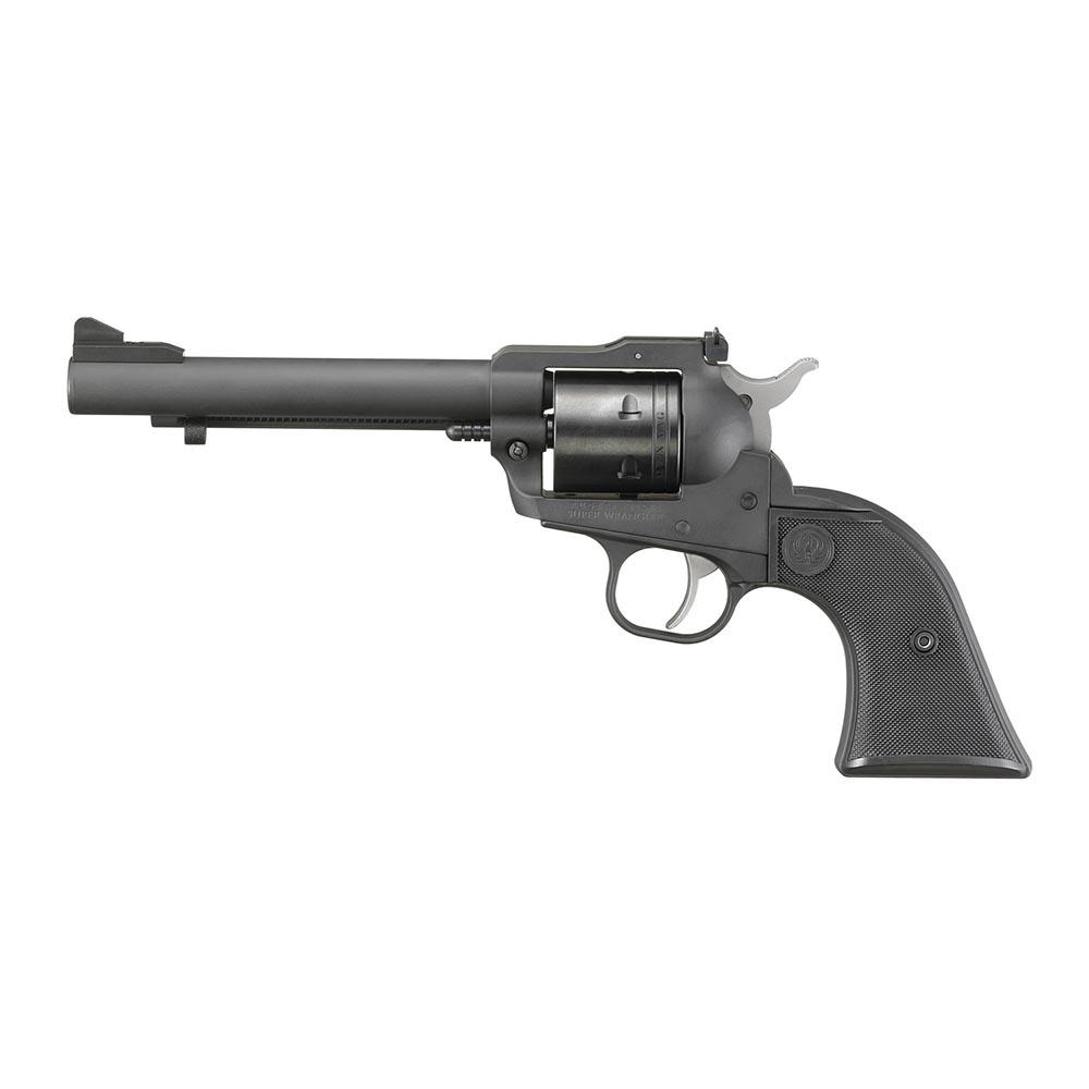 Ruger 2032 Super Wrangler Revolver, 22 LR/22 WMR, 5.50" Cold Hammer-Forged Barrel, Adjustable Sights, Black Cerakote Finish, 6-Round Capacity - View 2