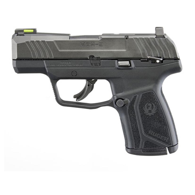 Ruger MAX-9 9mm Luger 3.20 in Black Oxide 10+1 Striker-Fired Pistol - View 2