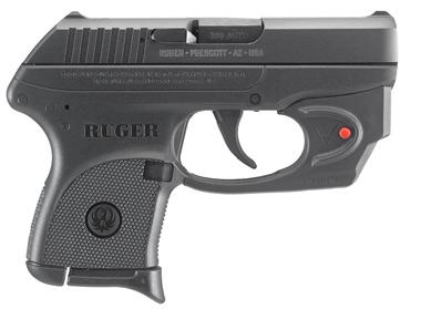 Ruger LCP 380 ACP 2.75" 6+1 Viridian Red Laser Black Oxide Steel Slide - View 2