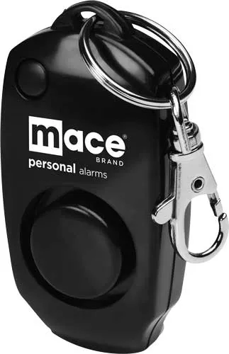 Compact Mace Brand Personal Alarm Keychain - 130dB Black - View 2