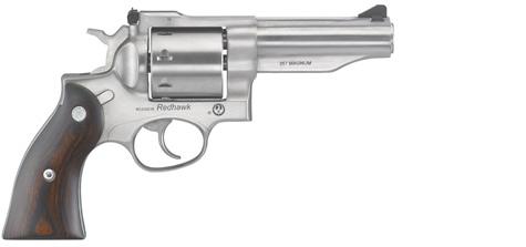 Ruger Redhawk 357 Mag 4.20 in Barrel 8rd Satin Stainless Hardwood Grip - View 2
