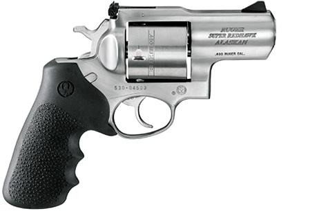 Ruger 5302 Super Redhawk Alaskan Revolver, 480 Caliber, 2.5" Barrel, 6-Round Cylinder, Satin Stainless Finish, Hogue Tamer Grip - View 2