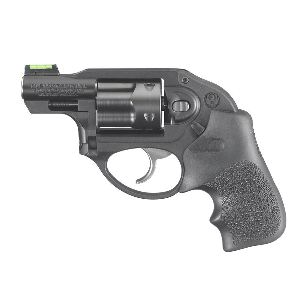 Ruger LCR Revolver 38 Spl(+P) 5rd Capacity 1.87 Matte Black Frame Hogue Grip Front Optic CA Compliant - View 2