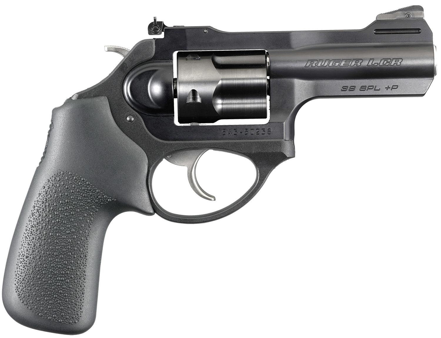Ruger LCRx Lightweight Compact Revolver, 38 Special +P, 3-Inch Matte Black Barrel, 5-Round PVD Finished Cylinder, Hogue Tamer Monogrip, 7000-Series Aluminum Frame - View 2