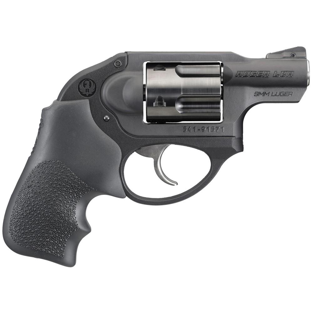 Ruger 5456 LCR Lightweight Revolver, 9mm, 1.87" Matte Black Barrel, 5-Round PVD Cylinder, Hogue Monogrip, 17.2 oz - View 2