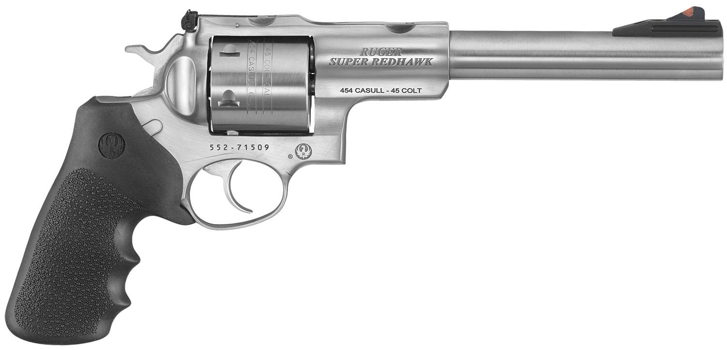 Ruger Super Redhawk 454 Casull 7.5 in Satin Stainless 6rd Double Action - View 2