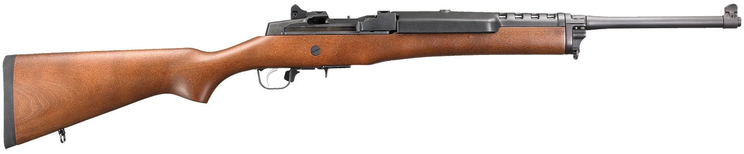 Ruger Mini-14 Ranch 5.56 NATO 18.5 in Blued Hardwood 5 Round Semi Automatic - View 2