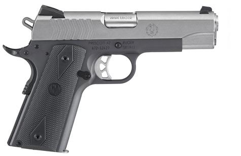 Ruger SR1911 Commander 9mm Luger 4.25 in Stainless Steel 9+1 Capacity - View 2
