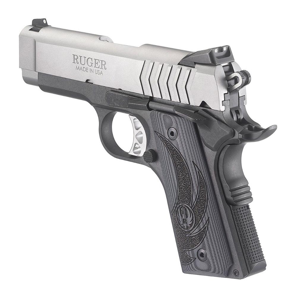 Ruger SR1911 Officer 9mm Luger 3.60 in Barrel 8+1 Capacity Stainless Slide - View 2