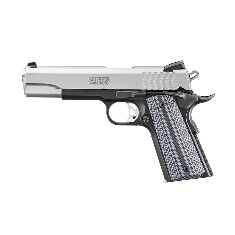 Ruger 6794 SR1911 9MM 5" 2-Tone Stainless Slide Black Frame G10 Grips - View 2