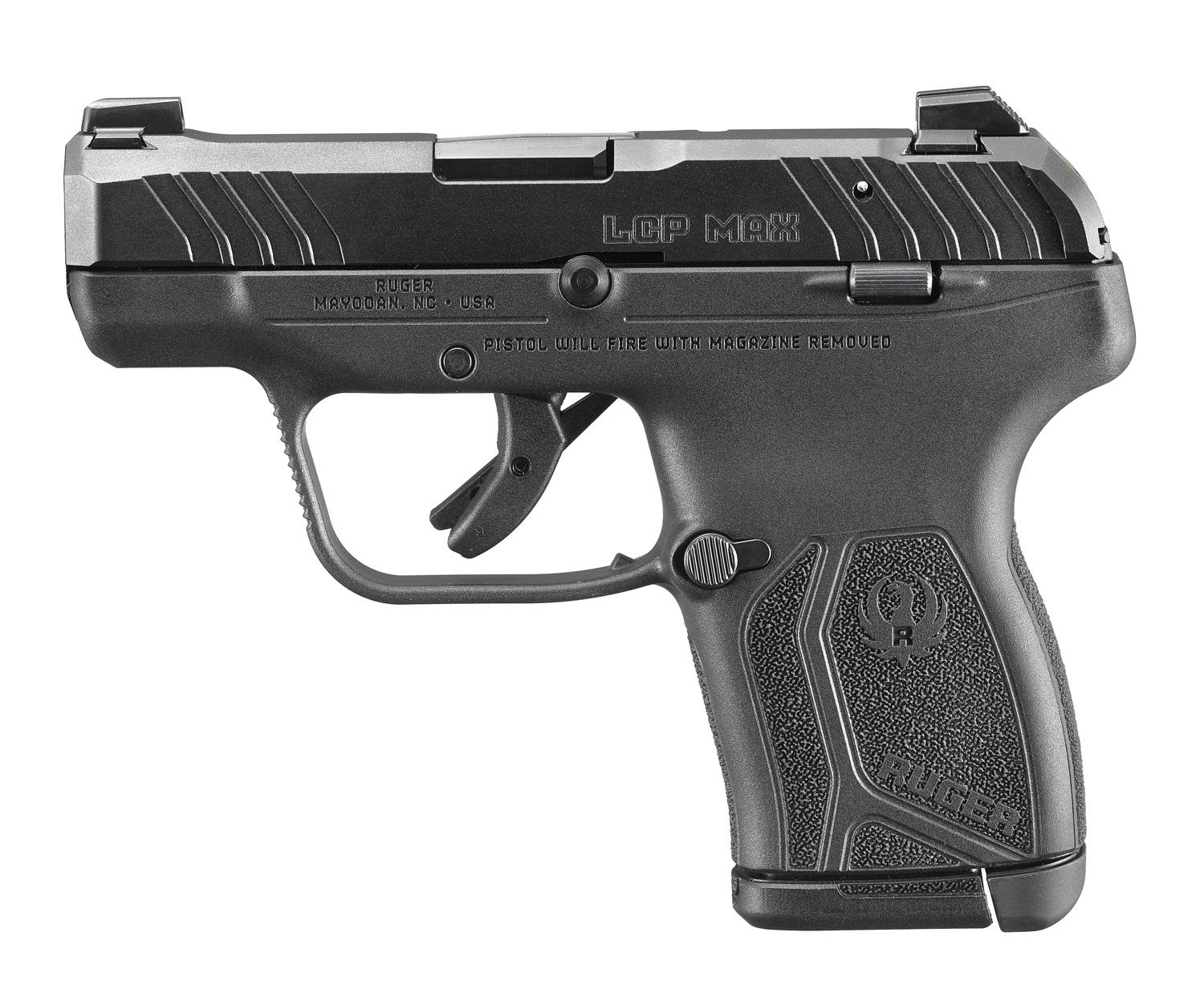 Ruger LCP MAX 380 Auto 2.80 in Black 10+1 Alloy Steel Barrel - View 2