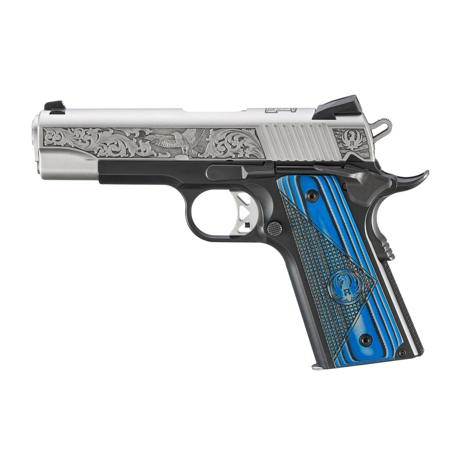 Ruger 16702 SR1911 Comm 45ACP SS Slide, G10 Grips, 7rd Mags, Novak Sights - View 2