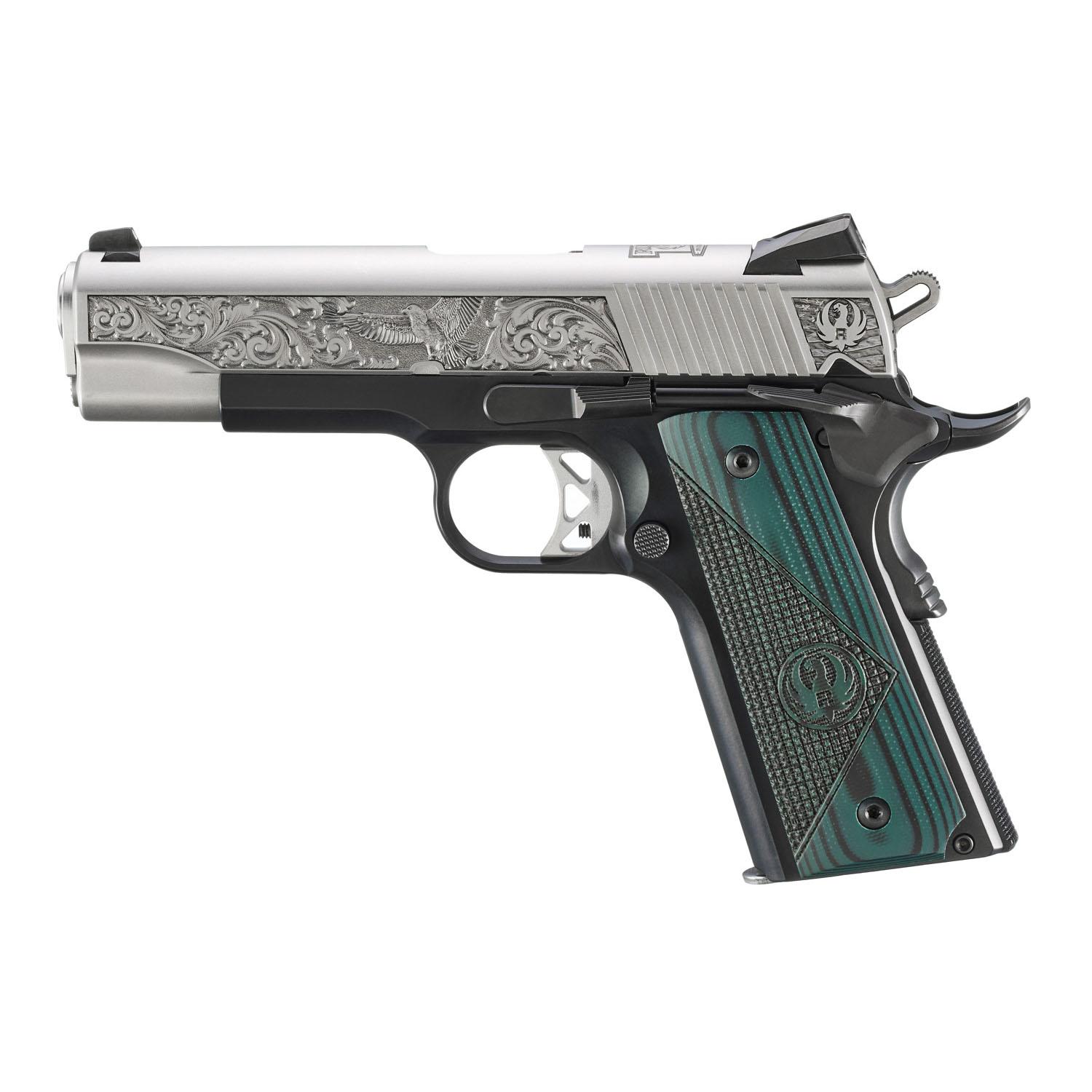 Ruger 16704 SR1911 Comm 45ACP SS Slide, G10 Grips, Novak Sights, 7rd Mags - View 2