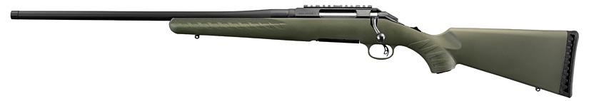 Ruger American Predator 6.5 Creedmoor 22" Threaded Barrel Matte Black Moss Green Synthetic Left Hand - View 2