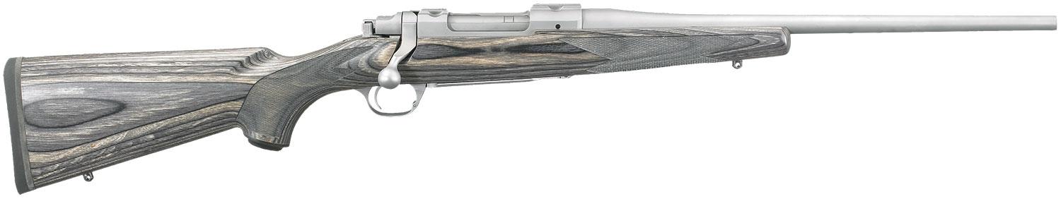 Ruger Hawkeye Compact 243 Win 16.50" Barrel Stainless Black Laminate Stock - View 2