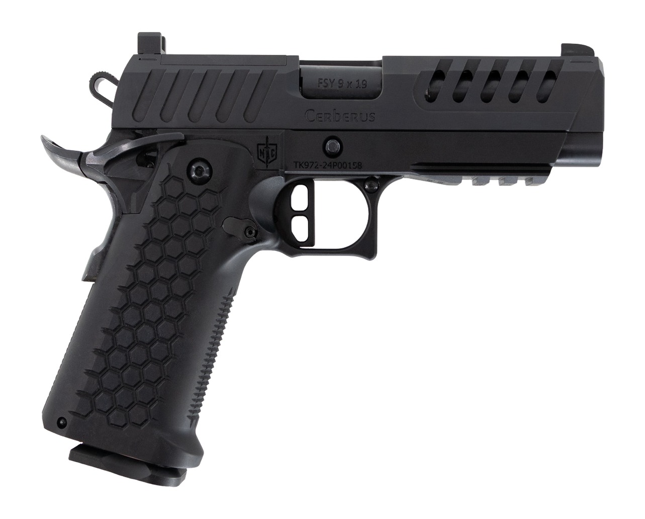 SDS Arms Cerberus 2011 Ported Pistol 9mm 4.4 in. Black w/RMR Optic Cut 17 rd. - View 2
