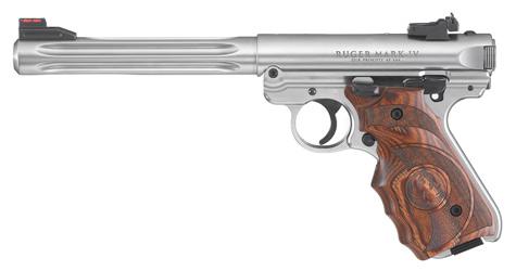 Ruger Mark IV Hunter 22 LR 10+1 6.88" Satin Stainless Fluted Bull Barrel - View 2