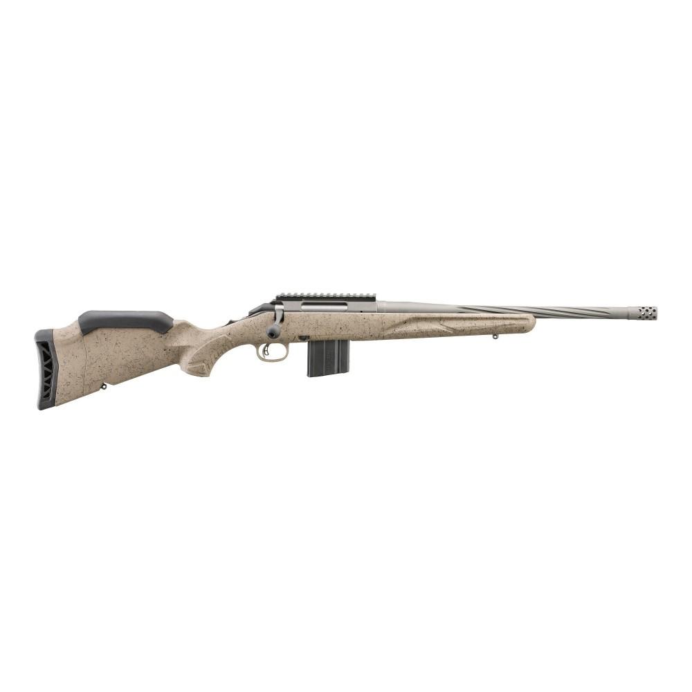 Ruger 22 ARC Gen II FDE Splatter Stock 16.1" Cobalt Cerakote Barrel Spiral Flute - View 2