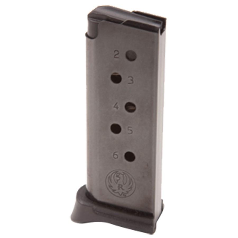 Ruger Magazine 380 ACP 6Rd Blue with Finger Rest Fits LCP - View 2