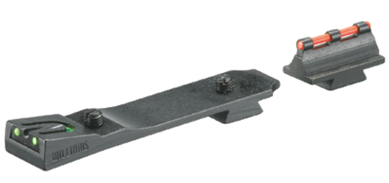 Ruger 90340 10/22 Black Red/Green Rear Fiber Optic Sight Set - View 2