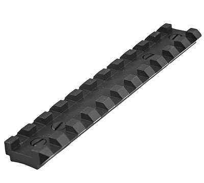 Ruger 90465 Picatinny Rail Black Anodized Steel Fits 10/22/Charger Pistol - View 2
