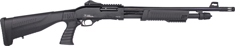 Iver Johnson PAS20 PG-R/C 20 Gauge Pump Shotgun 18" Barrel 4rd Black - View 2