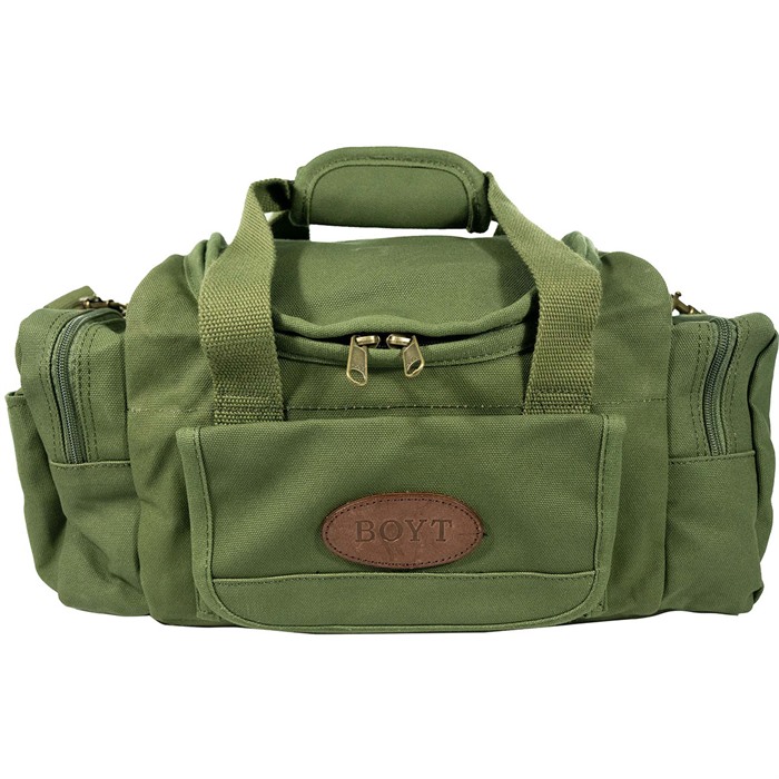 BOYT HARNESS SIGNATURE SERIES CANVAS SPORTING CLAYS BAG O.D. GREEN - View 2